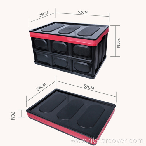 black collapsible storage box organizer for cars